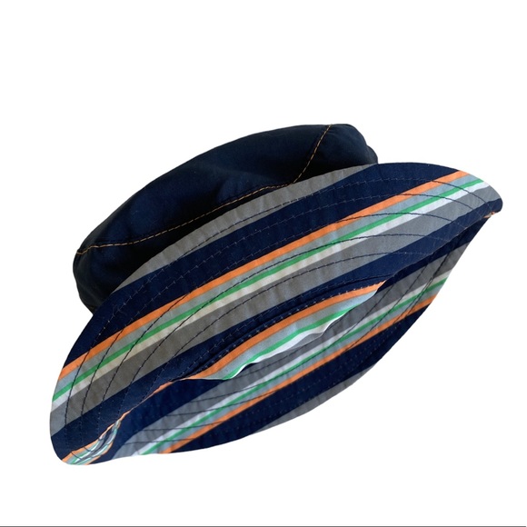 OshKosh B'Gosh Lightweight Striped Bucket Hat Size 12-24 Months - Picture 7 of 10